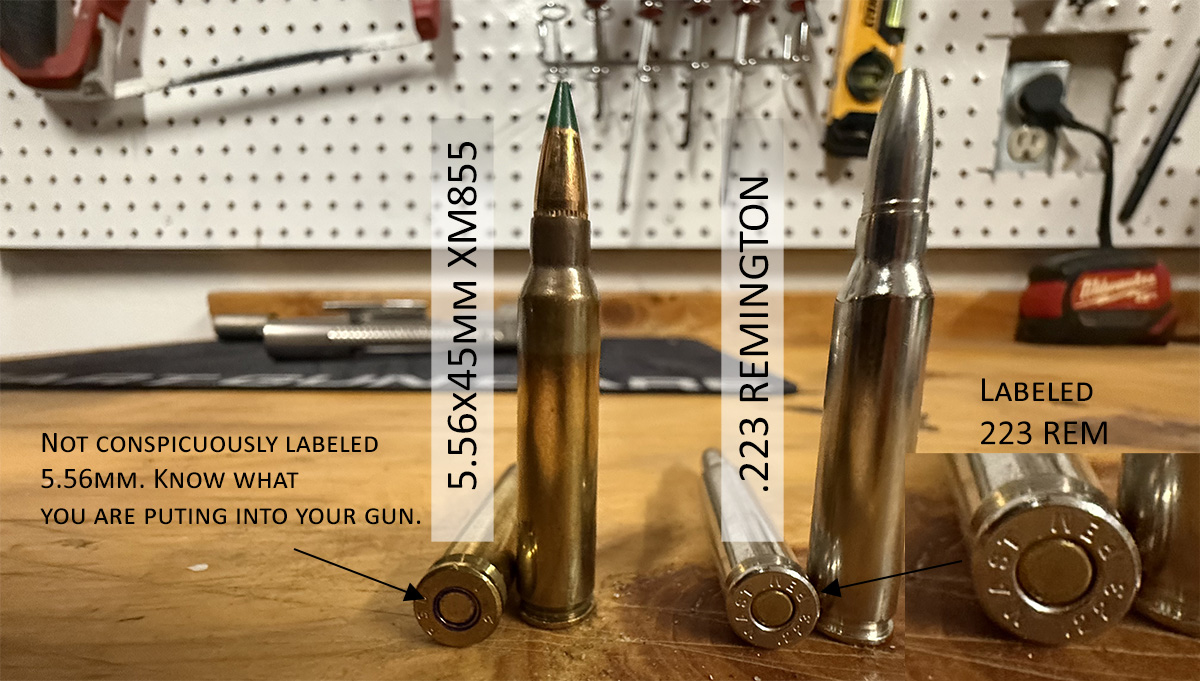 Make sure you know what you're putting into your AR-15. .223 REM rifles are different than 5.56mm ones.