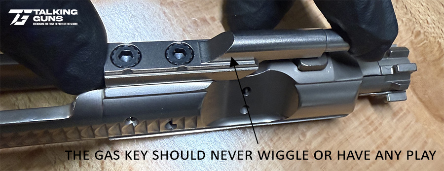 Check your gas key for any amount of play or wiggling. There should be none.